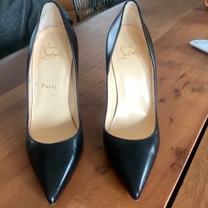 Christian Louboutin black pumps size 38.